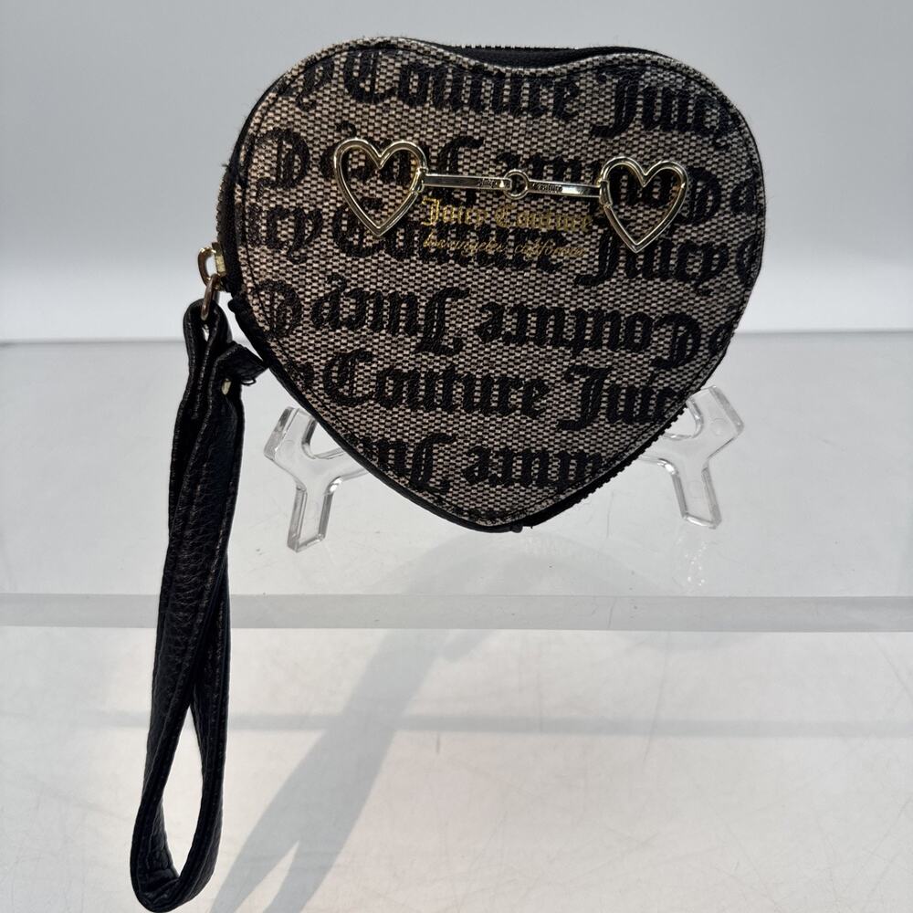 Juicy Couture Heart Shape Wristlet Purse
